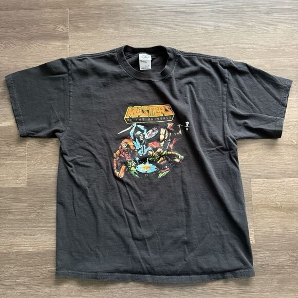 Vintage Masters Of The Universe MOTU He Man Skeletor Shirt Large Delta Pro Rare - Picture 2 of 5